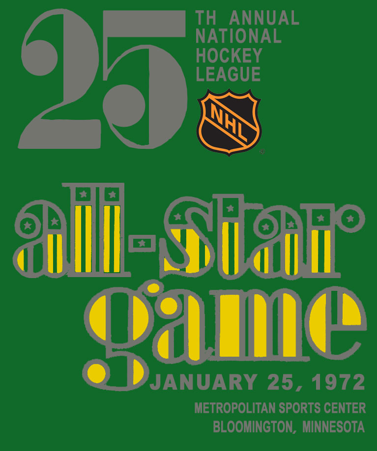 NHL All-Star Game 1971-1972 Logo vinyl decal